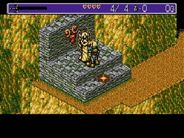 Landstalker - Koutei no Zaihou (Japan) screen shot game playing